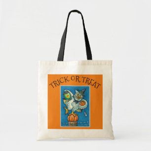 TOTE BAG JEU DE FUNNY OU TRAITER ODEUR MON PIEDS HALLOWEEN