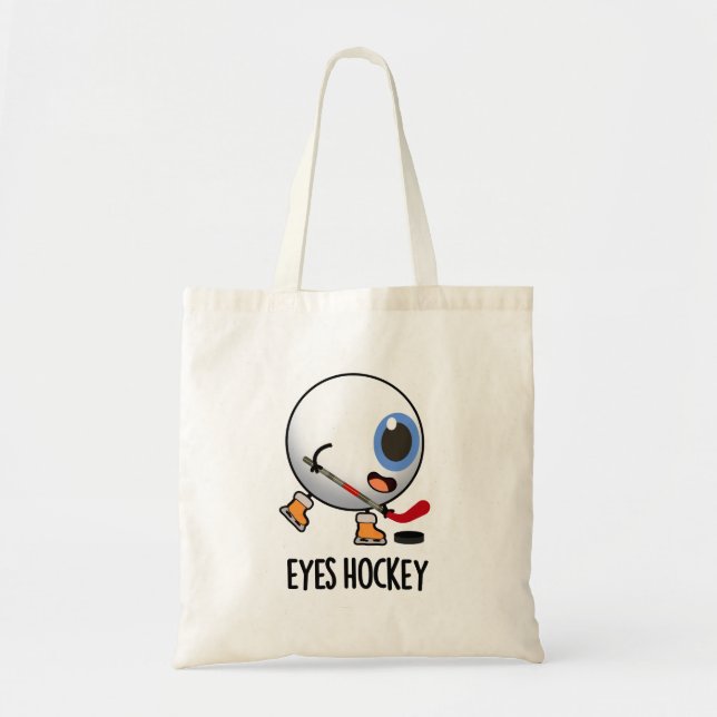 Tote Bag Jeu de sport de hockey sur glace amusant (Devant)