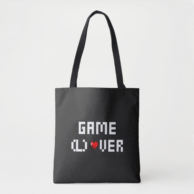 Tote Bag Jeu (L)Over - Joueur fier (Devant)