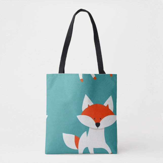 Tote Bag Jeu quotidien, fox fourre-tout (Devant)