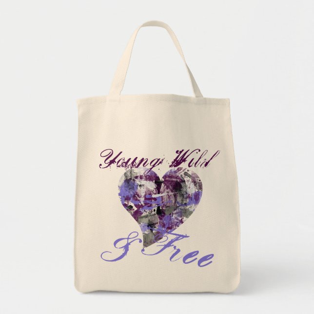 Tote Bag Jeune artiste Fille sauvage et libre (Devant)