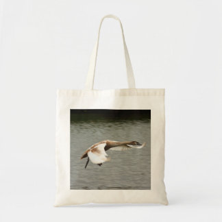 Tote Bag Jeune cygne d'atterrissage