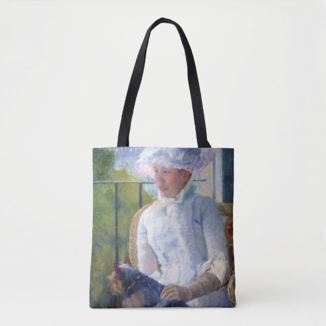 Tote Bag Jeune fille et son chien, Mary Cassatt (Devant)