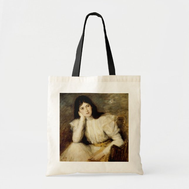 Tote Bag Jeune Fille Reveuse, Portrait de Berthi Capel (Devant)