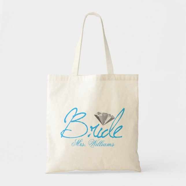 Tote Bag Jeune mariée de diamant (Devant)