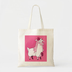 Tote Bag Jeune mariée de lama