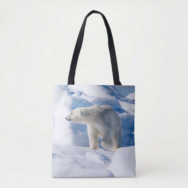 Tote Bag Jeune Ours Polaire Mâle (Devant)