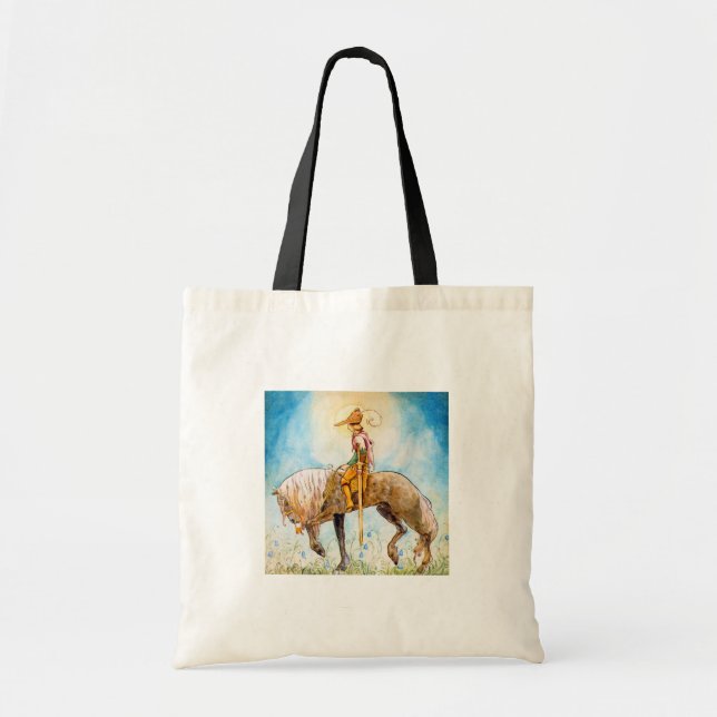 Tote Bag Jeune prince sur un cheval (Devant)