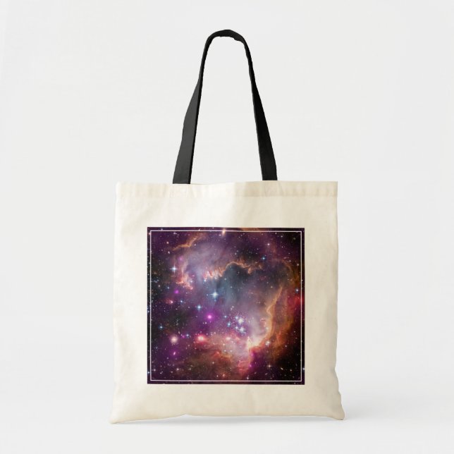 Tote Bag Jeunes Étoiles Dans Le Petit Nuage Magellanique. (Devant)