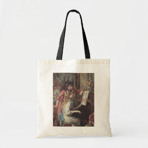 Tote Bag Jeunes filles au piano par Pierre Renoir