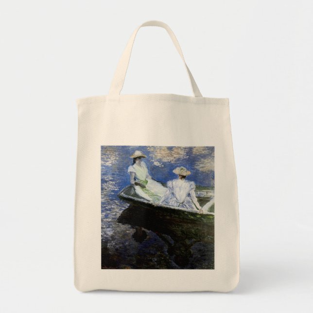Tote Bag Jeunes Filles dans le bateau à rames (Devant)
