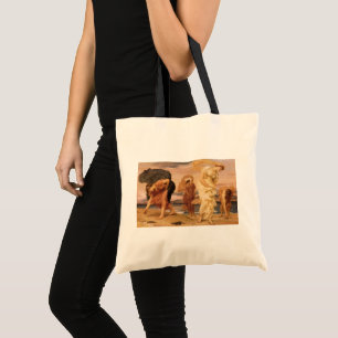 Tote Bag Jeunes Filles Grecques Ramassant Des Cailloux de L