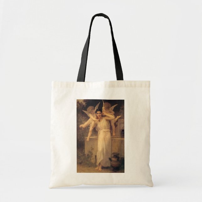 Tote Bag Jeunesse par Bouguereau, Portrait des Anges Victor (Devant)