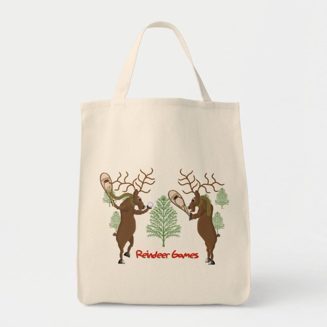 Tote Bag Jeux de rennes (Devant)