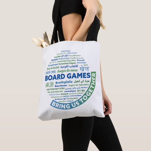 Tote Bag Jeux de société nous rassemblent Fourre-tout (De près)