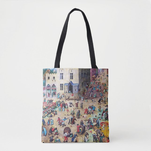 Tote Bag Jeux pour enfants, Pieter Bruegel (Devant)