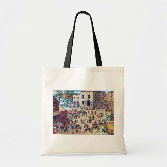 Tote Bag Jeux pour enfants, Pieter Bruegel (Devant)