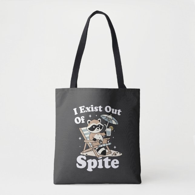 Tote Bag J'existe malgré tout (Devant)
