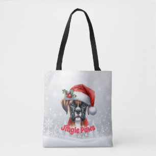 Tote Bag Jingle Paws et Boxer Dog Joy