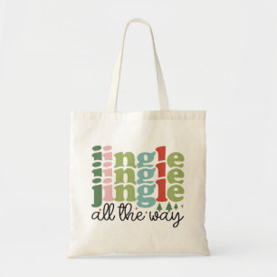 Tote Bag Jingle tout le chemin Retro Super Noël