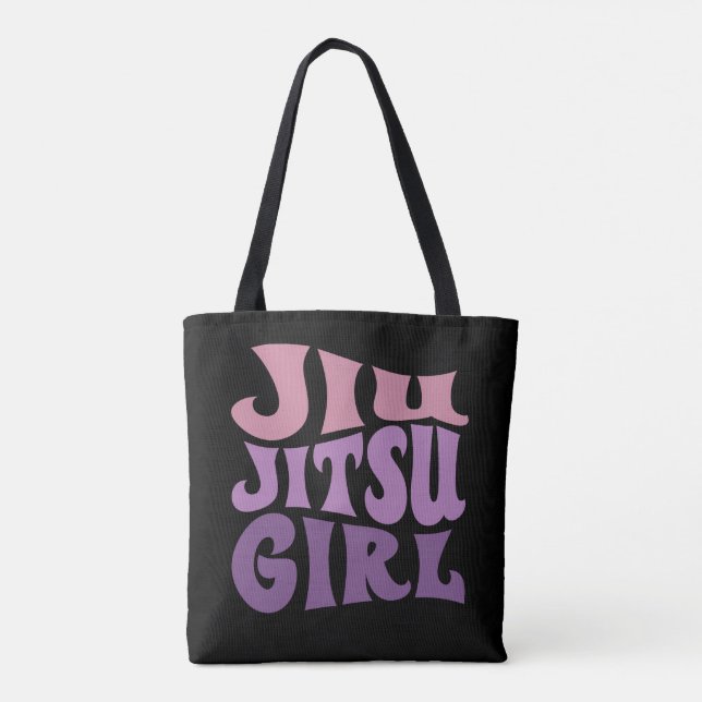 Tote Bag Jiu Jitsu Fille Arts Martiaux Drôle Cadeau (Dos)