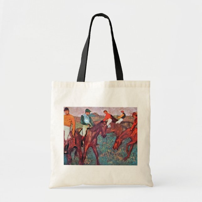 Tote Bag Jockey et cheval, Edgar Degas (Devant)