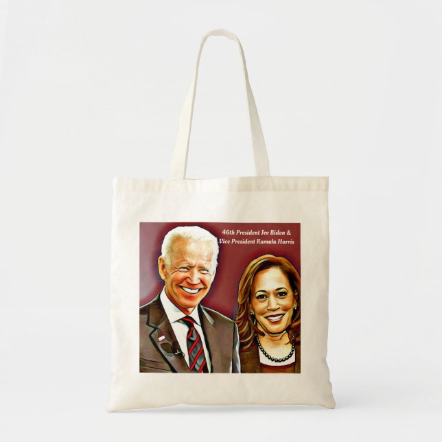 Tote Bag Joe Biden et Kamala Harris_ 46e président_ (Devant)
