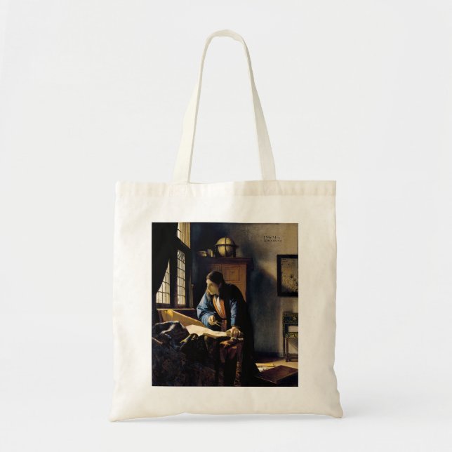 Tote Bag Johannes Vermeer - Le géographe (Devant)