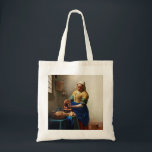 Tote Bag Johannes Vermeer. Milkmaid. fine art vintage<br><div class="desc">Johannes Vermeer sac fourre-tout "La Milkmaid".</div>