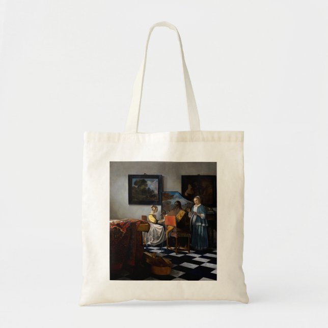 Tote Bag Johannes Vermeer - The Concert (Devant)
