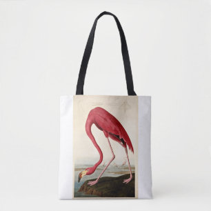 Tote Bag John James Audubon, Flamant rose américain,
