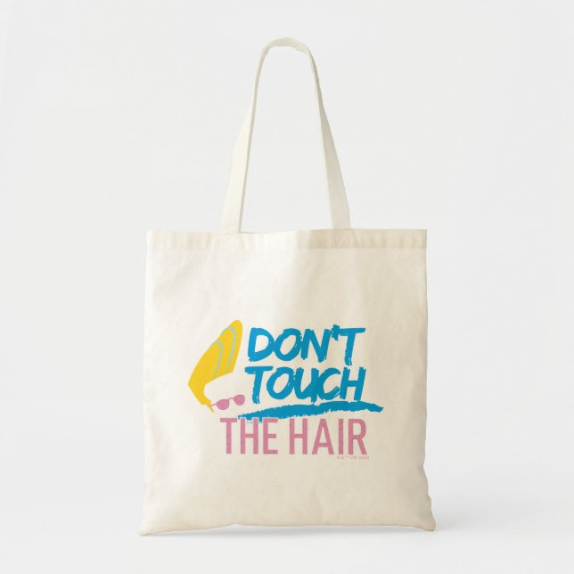 Tote Bag Johnny Bravo - Ne touchez pas le graphique des che (Devant)