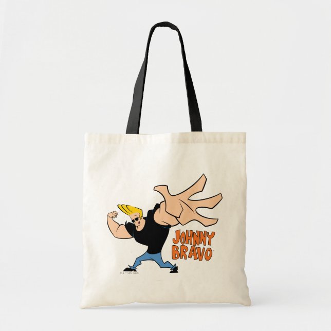Tote Bag Johnny Bravo Pose Iconique (Devant)