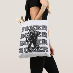 Tote Bag Joie de Chien Boxer