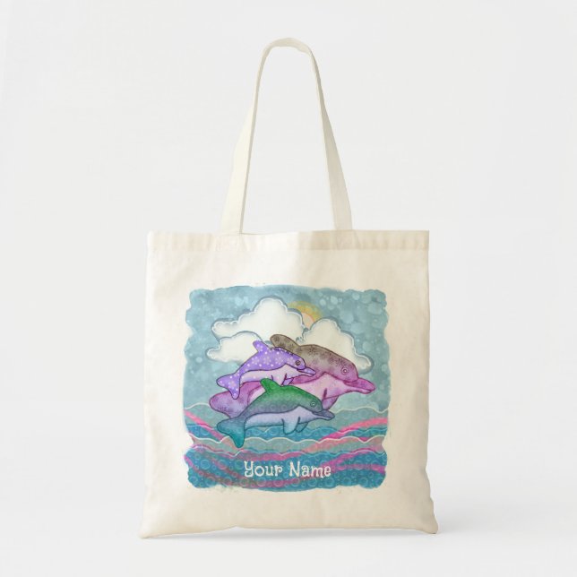 Tote Bag Joie de dauphin (Devant)