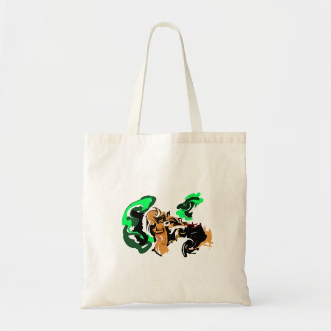 Tote Bag Joie de loup d'hiver (Devant)