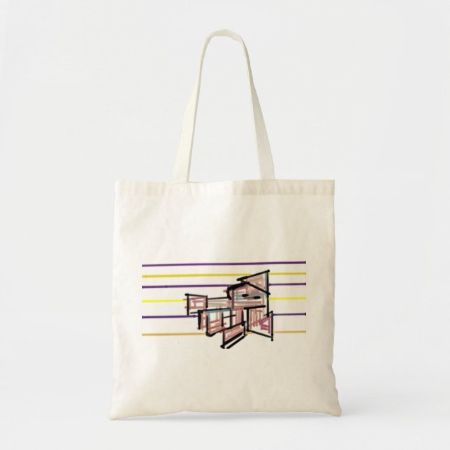 Tote Bag Joie d'été du calamar (Devant)