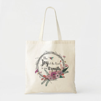 Tote Bag Joie du seigneur Floral Fourre-tout