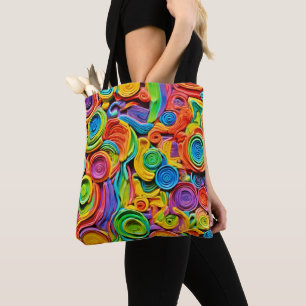 Tote Bag Joie en céramique Abstraite