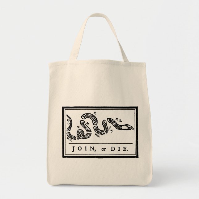 Tote Bag Joignez ou mourez la bande dessinée, 1754 (Devant)