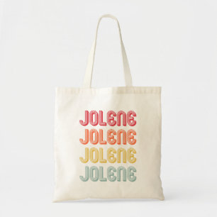 Tote Bag JOLENE Poison Nom Personnalized Retro Vintage 80s