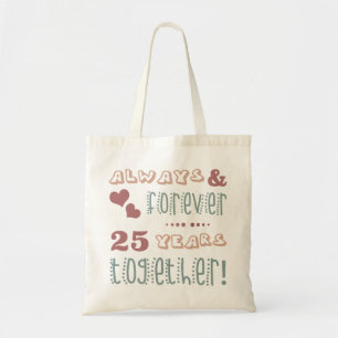 Tote Bag Joli 25e anniversaire de mariage