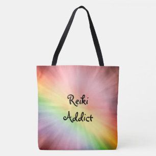 Tote Bag Joli arc-en-ciel Reiki Design addict