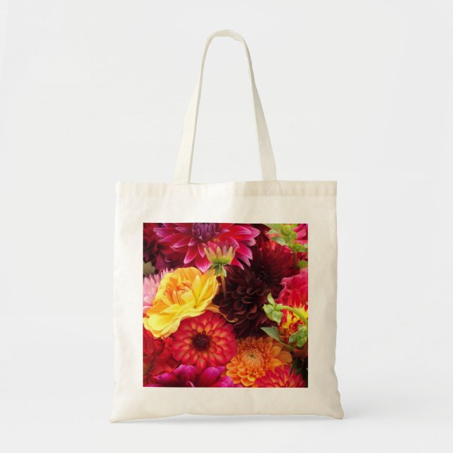 Tote Bag Joli arrangement de fleurs d'automne (Devant)
