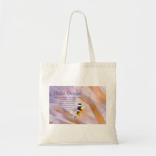 Tote Bag joli bébé anemone poisson (Devant)