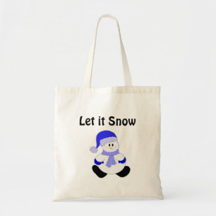Tote Bag Joli bonhomme de neige - Qu'il neige