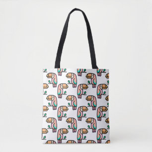 Tote Bag joli cadeau d'animal de toucan tropical mignon pou