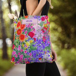 Tote Bag Joli Cadeau pour Voisin - Fleurs Vives