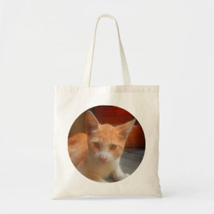 Tote Bag Joli Chat Orange Mignon
