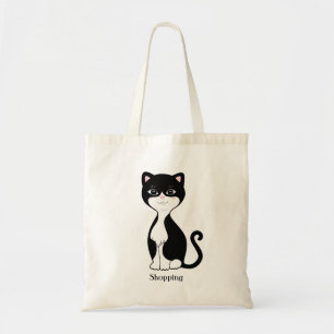 Tote Bag Joli Chat Smoking Élégant Intelligent